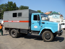 Автомобиль аварийной бригады комплекса водоснабжения